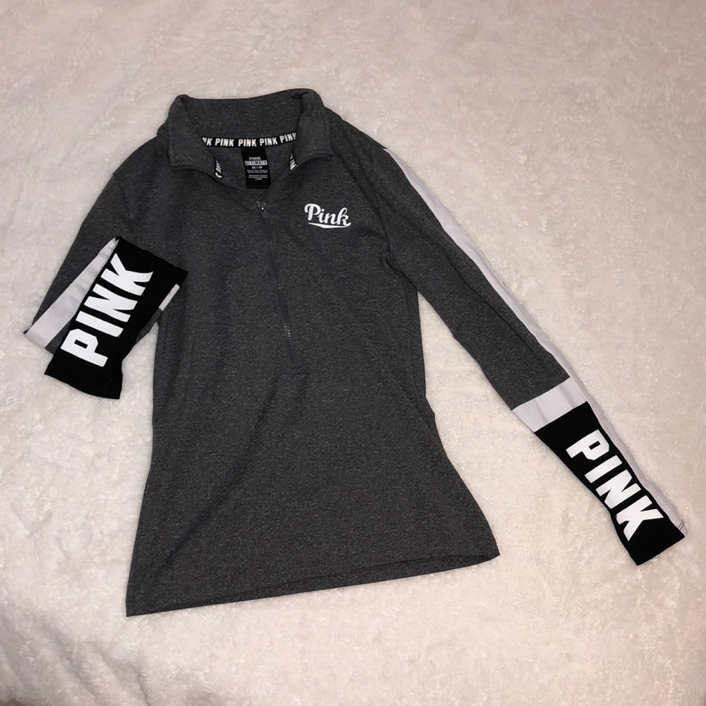 PINK half zip shirt
